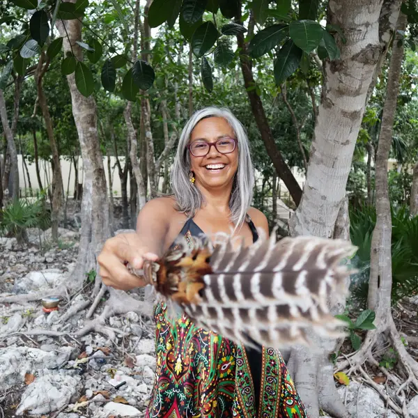 Coralee — sound healer in Tulum
